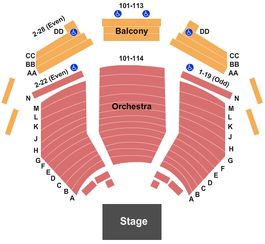 Old Globe Theatre - The Old Globe Seating Map