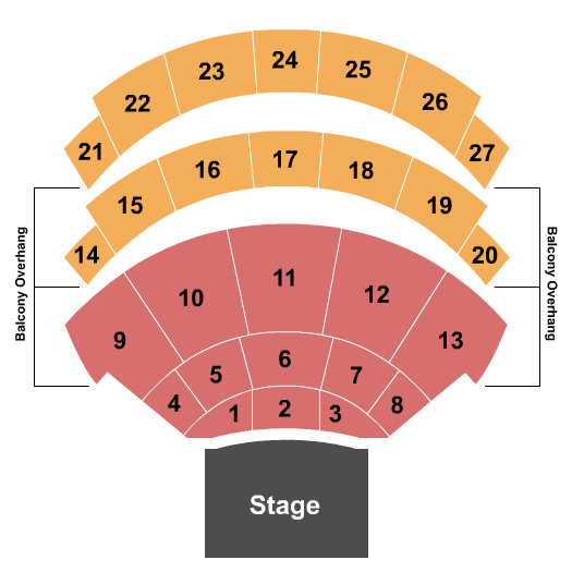 OLG Stage At Niagara Fallsview Casino Resort Seating Chart