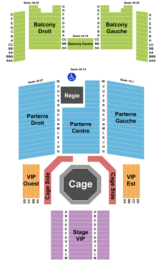 Olympia Theatre - Montreal Wrestling Seating Chart