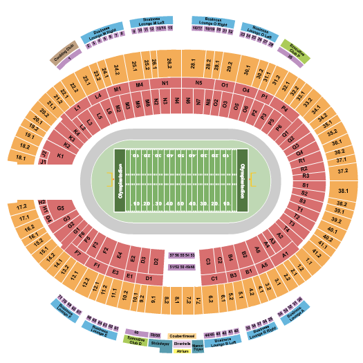 Olympiastadion Berlin Football Seating Chart