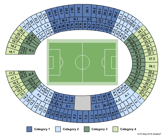 Olympiastadion Berlin Soccer Seating Chart