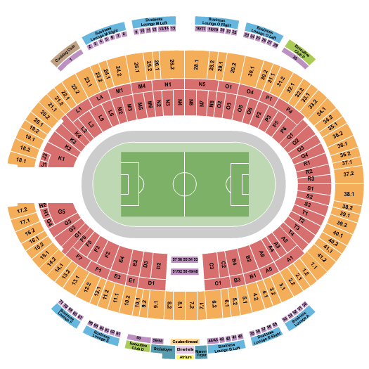 Olympiastadion Berlin Soccer Seating Chart