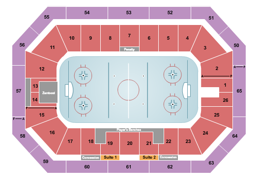 Herb Brooks Arena Hockey Seating Chart