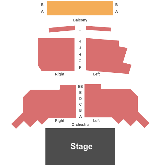 One World Theatre End Stage Seating Chart
