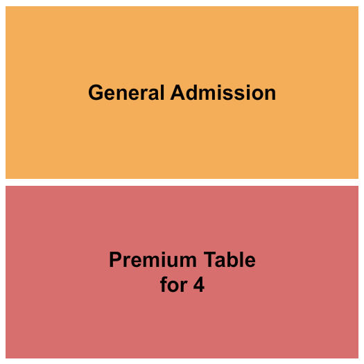 Ontario Improv Premium table/GA Seating Chart