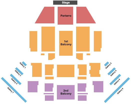 Opera Bastille - Palace De La Bastille End Stage Seating Chart