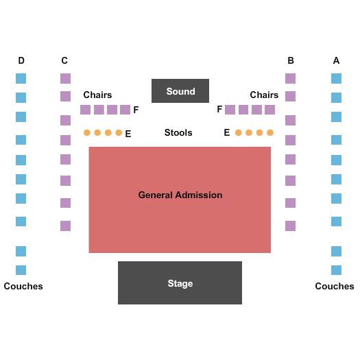 Ophelia's Electric Soapbox End Stage Seating Chart
