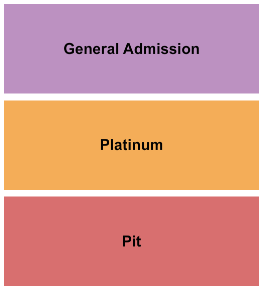 Optimist Ice Arena Pit/Platinum/GA Seating Chart