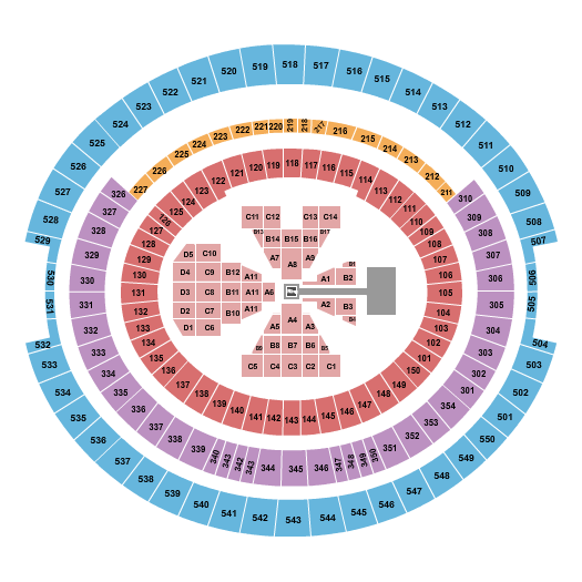 Optus Stadium WWE Seating Chart