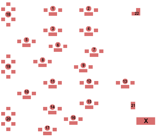Opus Concert Cafe Tables Seating Chart