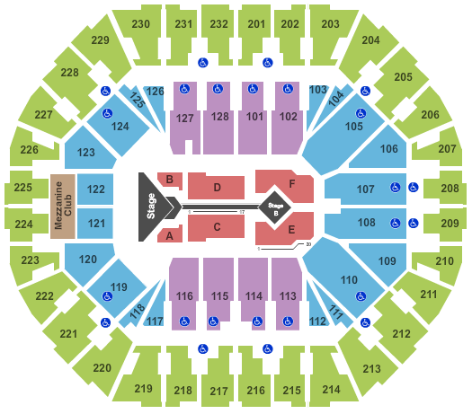 Oakland Arena Adele Seating Chart