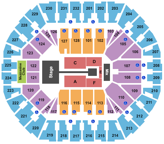 Oakland Arena Anuel AA Seating Chart