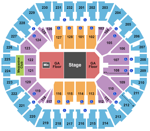 Oakland Arena Arcade Fire Seating Chart