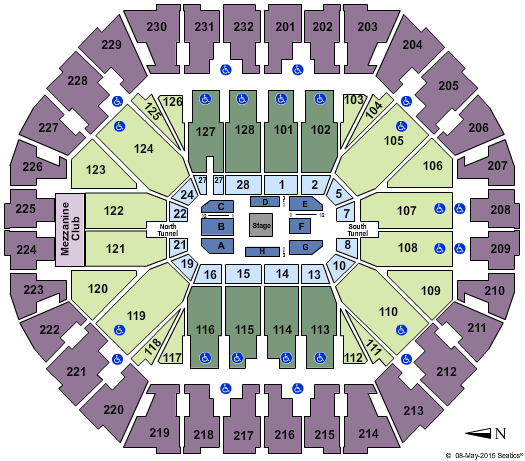 Oakland Arena Black Brown Comedy Tour Seating Chart