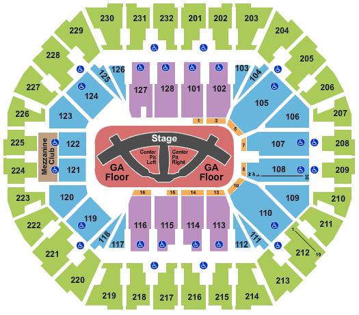 Oakland Arena Carrie Underwood Seating Chart