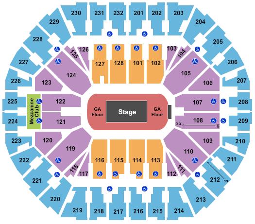 Oakland Arena Drake Seating Chart
