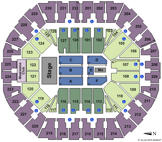 Oakland Arena George Strait Seating Chart