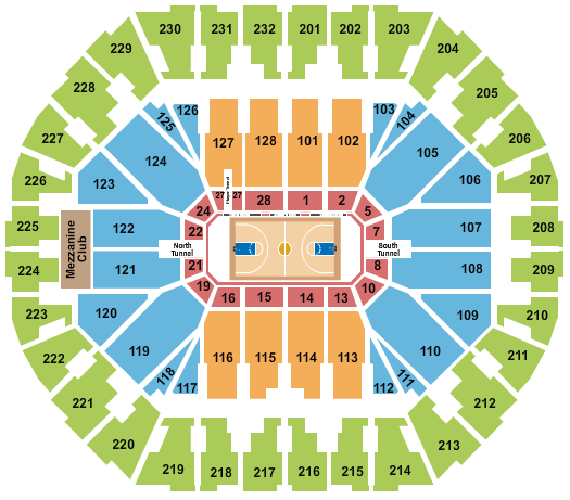 Oakland Oracle Arena Seating Chart