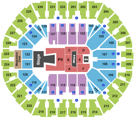 Oakland Arena Hillsong United Seating Chart