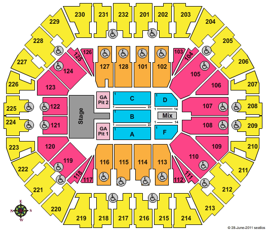 Oakland Arena Katy Perry Seating Chart