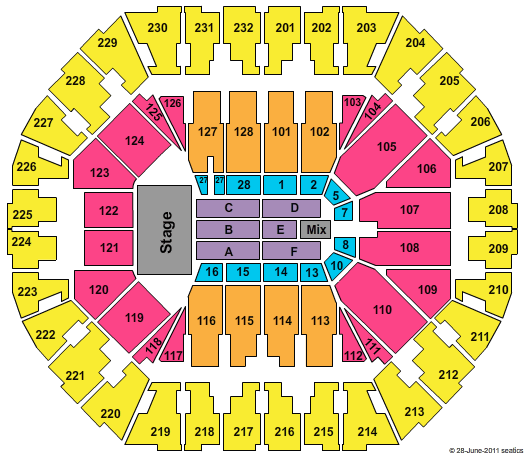 Oakland Arena Marc Anthony Seating Chart