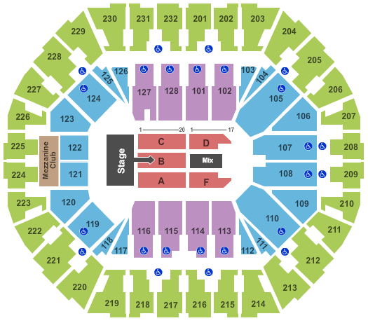Oakland Arena Mary Blige Seating Chart
