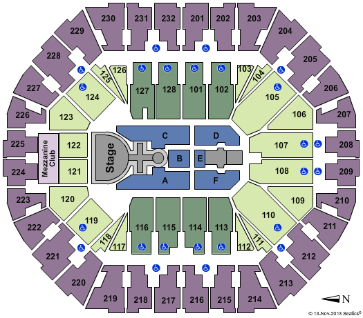 Oakland Arena Miley Cyrus Seating Chart