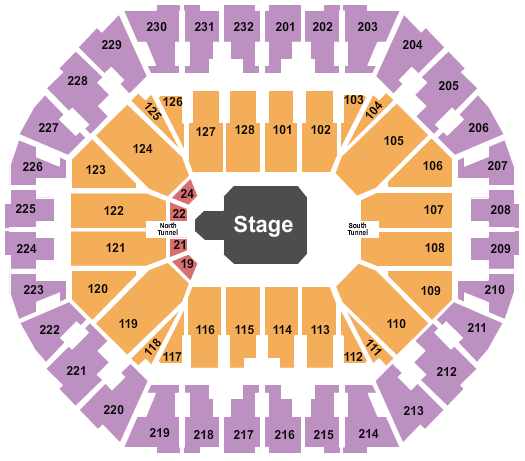 Oakland Arena NA LCS Summer Finals Seating Chart