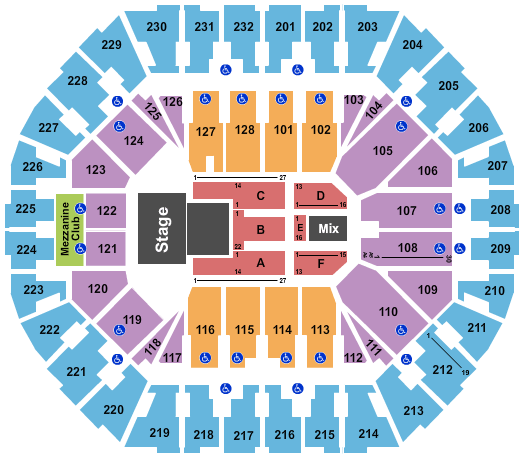 Oakland Arena Panic at the Disco Seating Chart