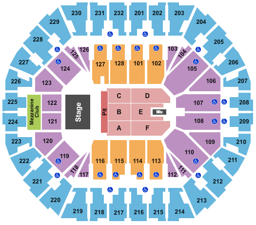 Oakland Arena Paul McCartney Seating Chart