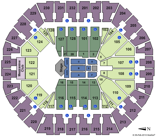 Oakland Arena Ricky Martin Seating Chart