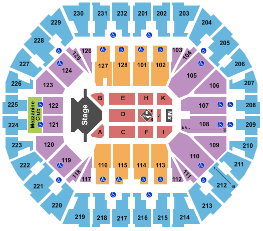 Oakland Arena Romano Santos Seating Chart