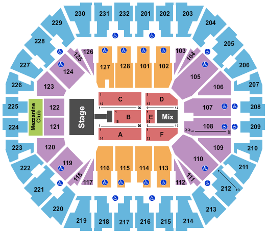 Oakland Arena Scorpions Seating Chart