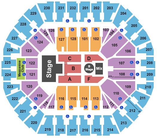Oakland Arena Shawn Mendes Seating Chart