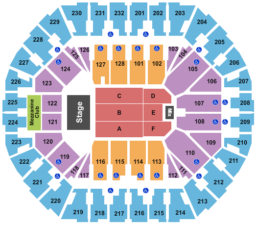 Oakland Arena Sidhu Moose Wala Seating Chart