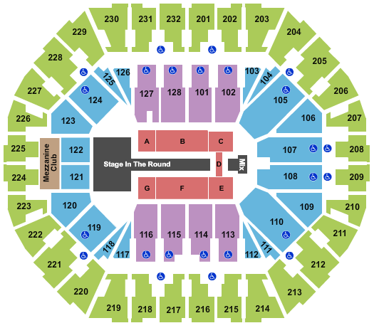 Oakland Arena The Fugees Seating Chart