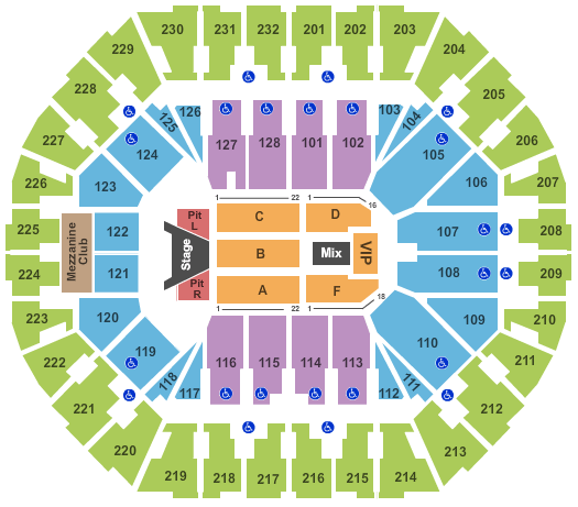 Oakland Arena The Weekend Seating Chart