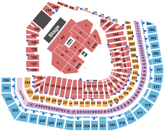 Oracle Park Seating Chart