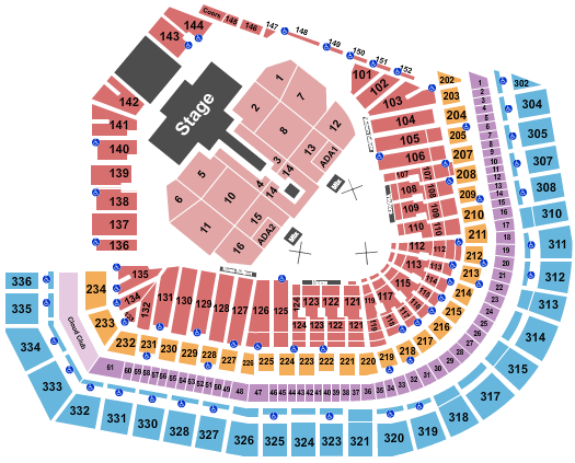 Oracle Park Shakira Seating Chart