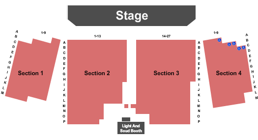Orange Blossom Opry End Stage Seating Chart