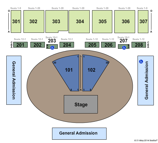 Orange County Fair & Exposition Center Concert Seating Chart