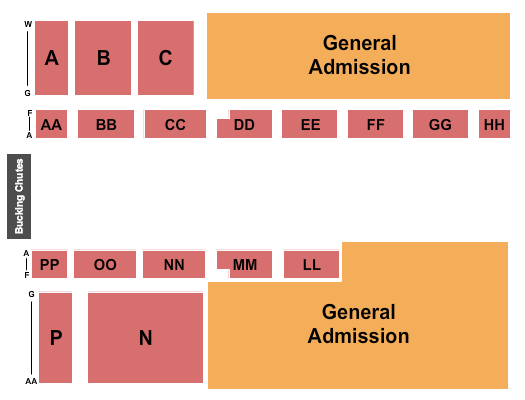 Oregon Horse Center Eugene Pro Rodeo Seating Chart