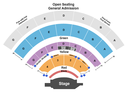 Oregon State Fairgrounds Seating Chart