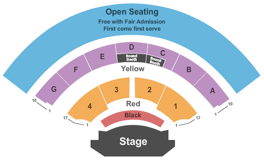 L.B. Day Amphitheater Gabriel Iglesias Seating Chart