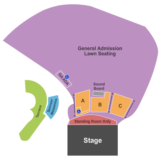 Oregon Zoo Chicago - The Band Seating Chart
