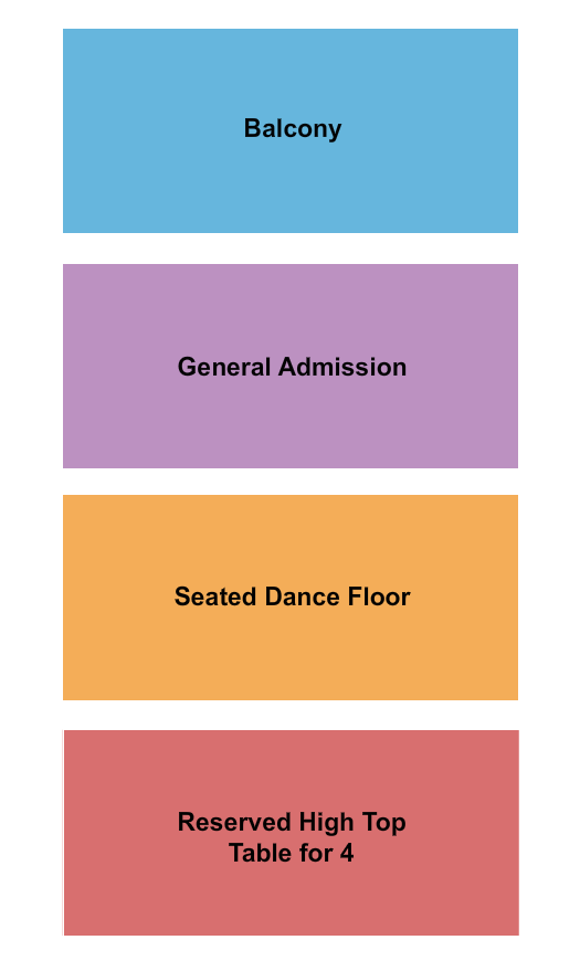 Oriental Theater - Denver Endstage Seating Chart