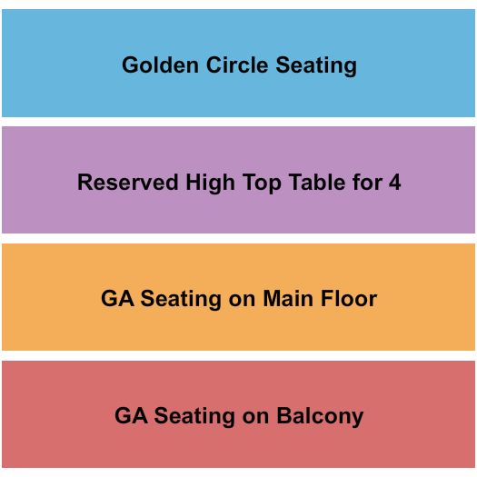 Oriental Theater - Denver GC Seating/Tble/GA Seating Flr-Balc Seating Chart