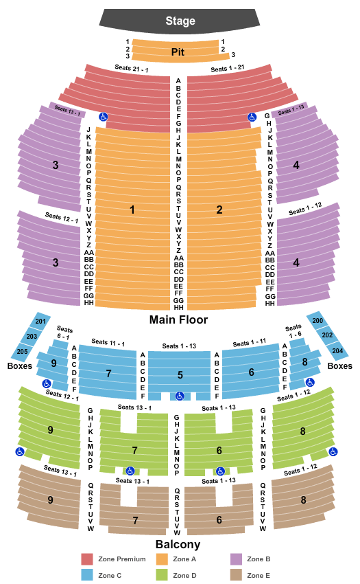 Orpheum Theater Minneapolis Seating Chart Views