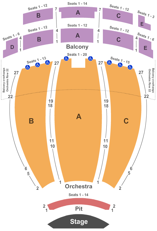Orpheum Theater Phoenix Seating Chart