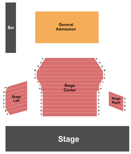 Orpheum Theatre - Flagstaff Endstage Reserved Seating Chart
